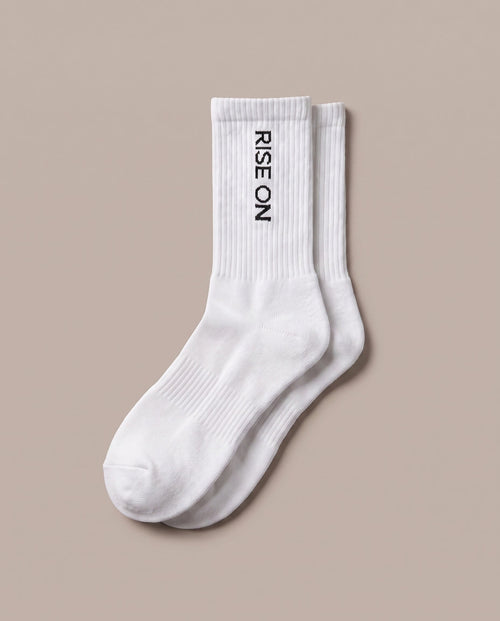 Calcetines RISE ON blancos